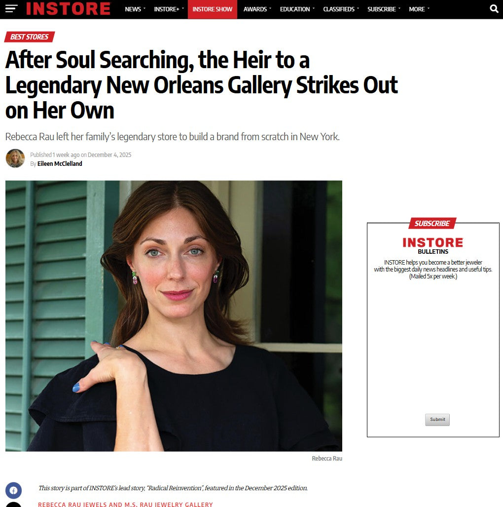 Rebecca Rau Jewels Unveils the THEN & NOW Collection, a Fusion of Ancient Artifacts and Modern Adornment